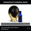 Odświeżacz powietrza do wnętrz Luxoria GOLD – ceramiczna miska ze złotym listkiem w pudełku prezentowym