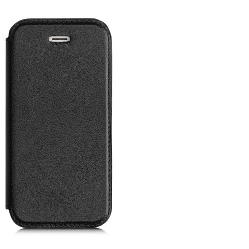 Etui do Apple iPhone 5 / iPhone 5s / iPhone SE, Eko skóra, Czarny, 17148.01