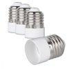 Zestaw 4 adapterów gniazd od E27 do E14, Kwmobile, biały, plastikowy, 20910