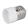 Zestaw 4 adapterów gniazd od E27 do E14, Kwmobile, biały, plastikowy, 20910