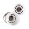 Zestaw 4 adapterów gniazd od E27 do E14, Kwmobile, biały, plastikowy, 20910