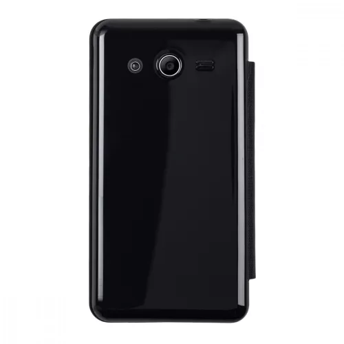 Etui do Samsunga Galaxy Core 2, Skóra ekologiczna, Czarny, 22205.01