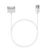 Kabel ładujący USB 2.0 z 30 pinami do Samsung Galaxy Tab 1/2 10.1/Tab 2 7.0/Note 10.1, Kwmobile, Biały, Plastik, 19438.02