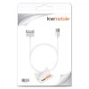 Kabel ładujący USB 2.0 z 30 pinami do Samsung Galaxy Tab 1/2 10.1/Tab 2 7.0/Note 10.1, Kwmobile, Biały, Plastik, 19438.02