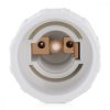 Zestaw 4 adapterów gniazd od GU10 do E14, Kwmobile, biały, plastikowy, 27507