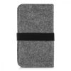 Uniwersalne etui na telefon, tekstylne, szare, 29996.2.22