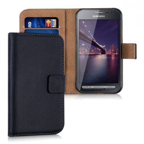 Etui do Samsunga Galaxy Xcover 3, Skóra ekologiczna, Czarny, 31506.01