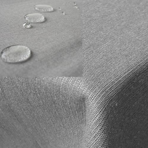 Obrus Leinenlook Jemidi, 130 x 340 cm, szary, poliester, 55262.25.12