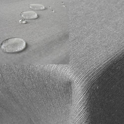 Obrus Leinenlook Jemidi, 160 x 320 cm, szary, poliester, 55262.79.14