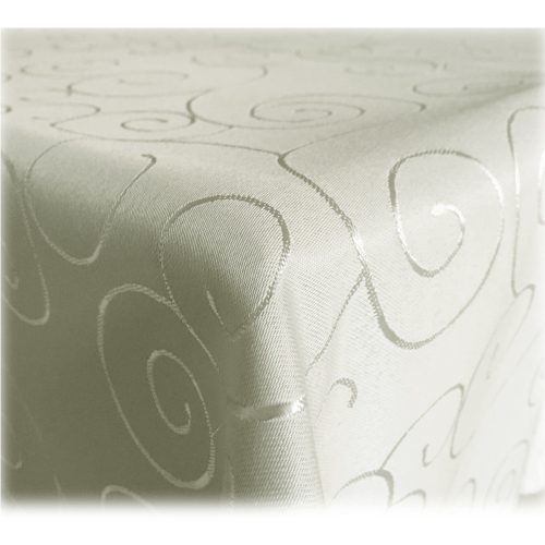 Obrus z ornamentem Jemidi, 135 x 180 cm, beżowy, poliester, 55264.15.09