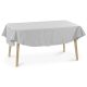 Owalny obrus z ornamentem Jemidi, 160 x 220 cm, brązowy, poliester, 55264.25.27