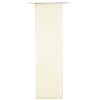 Zasłona panelowa Jemidi z listwą, 60 x 245 cm, kremowy, poliester, 55265.16