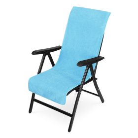   Pokrowiec na krzesło Jemidi, 60 x 130 cm, turkusowy, bawełna organiczna, 54895.37