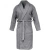 Szlafrok unisex Homelevel, 2XL, szary, bawełna organiczna, 54845.22.5