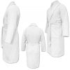 Szlafrok unisex Homelevel, XL, biały, bawełna organiczna, 54845.02.4
