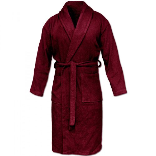 Szlafrok unisex Homelevel, 2XL, niebieski, bawełna organiczna, 54845.13.5