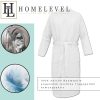 Szlafrok Unisex Waffle Pique Homelevel, 3XL, Biały, Bawełna organiczna, 54916.02.33