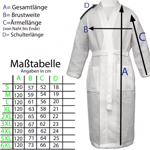 Szlafrok Unisex Waffle Pique Homelevel, M, Niebieski, Bawełna organiczna, 54916.04.2