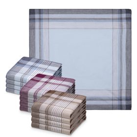   Zestaw 12 chusteczek do nosa Jemidi, 40 x 40 cm, wielokolorowy, bawełna, 55059.11