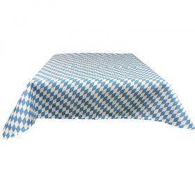   Kwadratowy obrus Jemidi, 90 x 90 cm, niebieski, poliester / bawełna, 55318.32