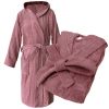 Szlafrok z tkaniny Homelevel, 4XL, różowy, bawełna organiczna, 54856.08.34