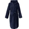 Szlafrok materiałowy Homelevel, 2XL, Niebieski, Bawełna organiczna, 54856.17.5