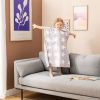 Dziecięce poncho kąpielowe Homelevel, 4-7 lat, Szary, Bawełna, 54888.22.02