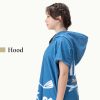 Dziecięce poncho kąpielowe Homelevel, 8-11 lat, wielokolorowe, bawełna organiczna, 54931.04.03