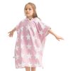 Dziecięce poncho kąpielowe Homelevel, 4-7 lat, Różowy, Bawełna, 54888.10.02