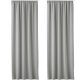 Zestaw 2 zasłon Lola z falbaną Jemidi, 140 x 250 cm, szary, poliester, 55308.25.02