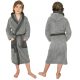 Szlafrok dziecięcy Homelevel, 164, szary, bawełna organiczna, 54864.25.40