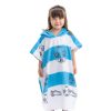 Dziecięce poncho kąpielowe Homelevel, 8-11 lat, wielokolorowe, bawełna organiczna, 54931.32.01