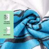 Dziecięce poncho kąpielowe Homelevel, 4-7 lat, wielokolorowe, bawełna organiczna, 54931.32.02