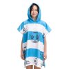 Dziecięce poncho kąpielowe Homelevel, 8-11 lat, wielokolorowe, bawełna organiczna, 54931.32.03