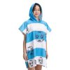 Dziecięce poncho kąpielowe Homelevel, 8-11 lat, wielokolorowe, bawełna organiczna, 54931.32.03