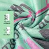 Dziecięce poncho kąpielowe Homelevel, 4-7 lat, wielokolorowe, bawełna organiczna, 54931.71.02