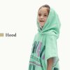 Dziecięce poncho kąpielowe Homelevel, 4-7 lat, wielokolorowe, bawełna organiczna, 54931.71.02