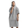 Ponczo kąpielowe Unisex Homelevel, L-XL, Szary, Bawełna organiczna, 54881.25.20