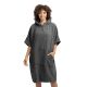 Ponczo kąpielowe unisex Homelevel, S-M, szary, bawełna organiczna, 54881.19.19