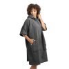 Ponczo kąpielowe unisex Homelevel, S-M, szary, bawełna organiczna, 54881.19.19