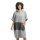 Ponczo kąpielowe unisex Homelevel, S-M, szary, bawełna organiczna, 54881.22.19