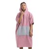 Ponczo kąpielowe Unisex Homelevel, L-XL, różowy/szary, bawełna organiczna, 54881.10.20
