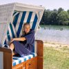 Dziecięce poncho kąpielowe Homelevel, 10-13 lat, Szary, Bawełna organiczna, 54880.19.43