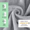 Dziecięce poncho kąpielowe Homelevel, 6-9 lat, szary/różowy, bawełna organiczna, 54880.52.42