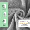 Dziecięce poncho kąpielowe Homelevel, 10-13 lat, szary/różowy, bawełna organiczna, 54880.52.43