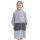 Dziecięce poncho kąpielowe Homelevel, 6-9 lat, szary, bawełna organiczna, 54880.70.42