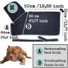 Szlafrok dla psa Homelevel, M, niebieski, bawełna, 54844.73.2