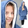 Bluza dziecięca Sherpa Jemidi, XL, Niebieski, Poliester, 55412.04