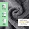 Dziecięce poncho kąpielowe Homelevel, 6-9 lat, szary, bawełna organiczna, 54978.42