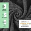 Dziecięce poncho kąpielowe Homelevel, 10-13 lat, szary, bawełna organiczna, 54978.43